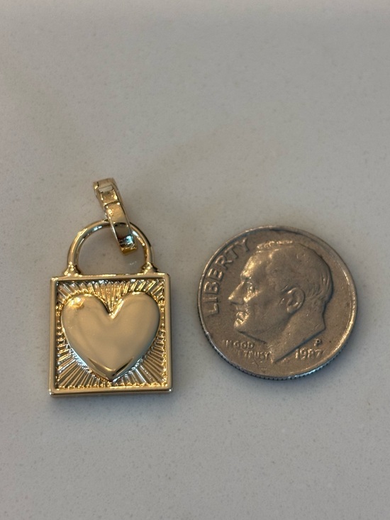 Jane Win Jewelry - Jane Win Love Heart Padlock Pendant Charm